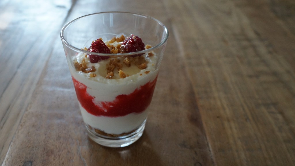 Cranachan whisky dessert