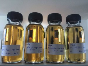 Whisky samples