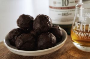 Chocolate whisky truffles