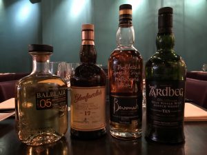 Whisky and food pairing at Auguste