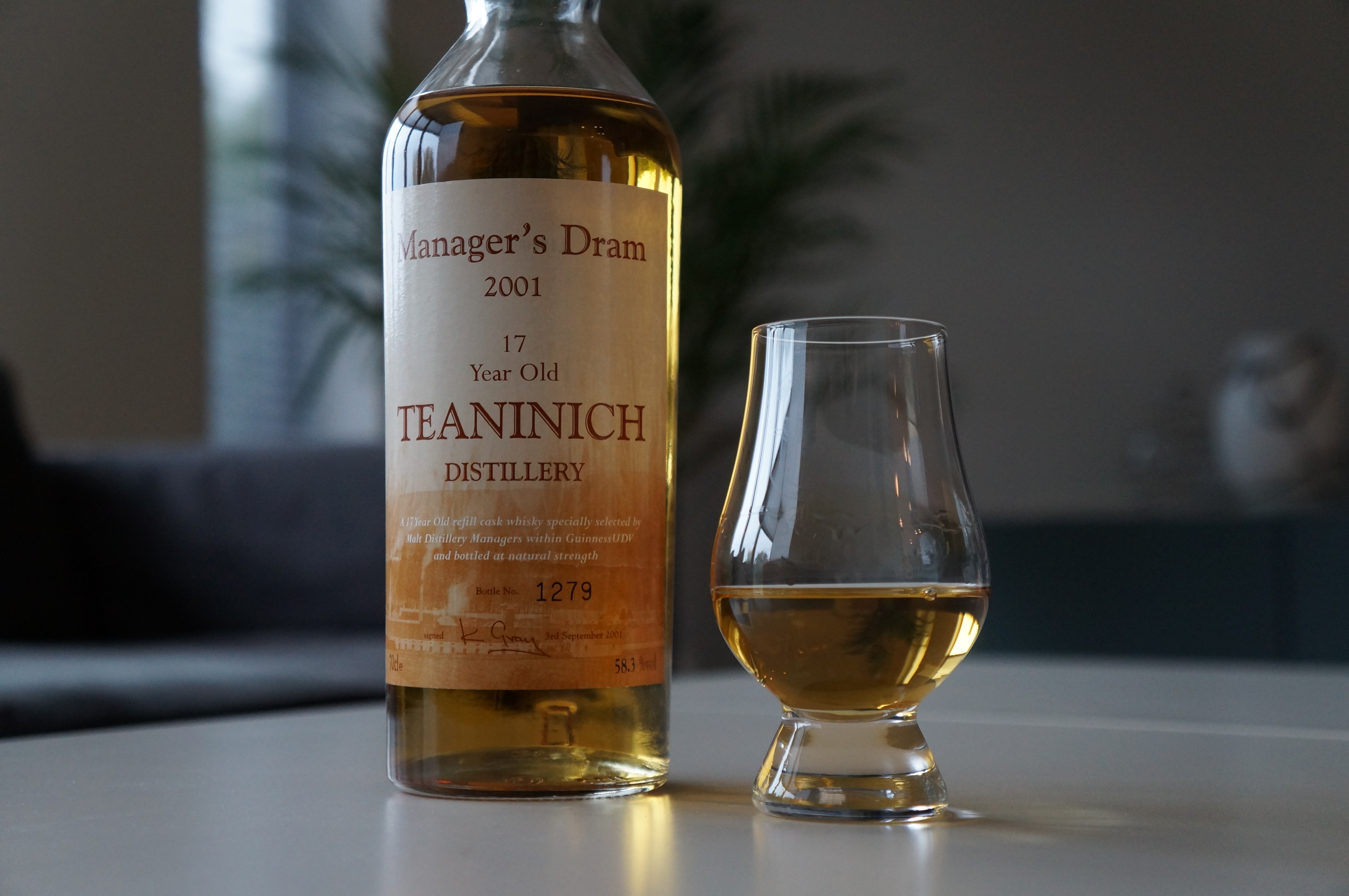 Teaninich Manager's dram