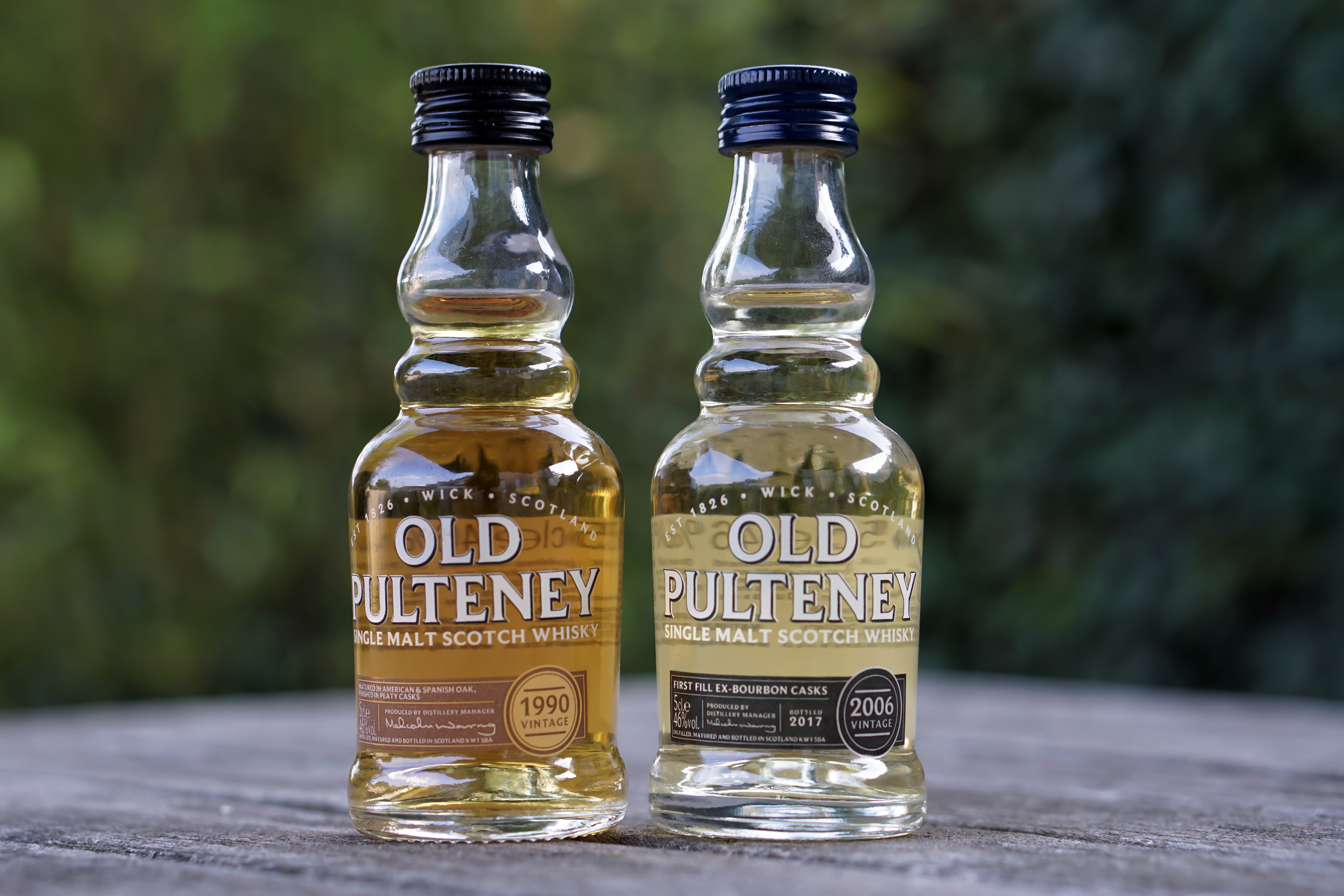 Old Pulteney 2006 & 1990